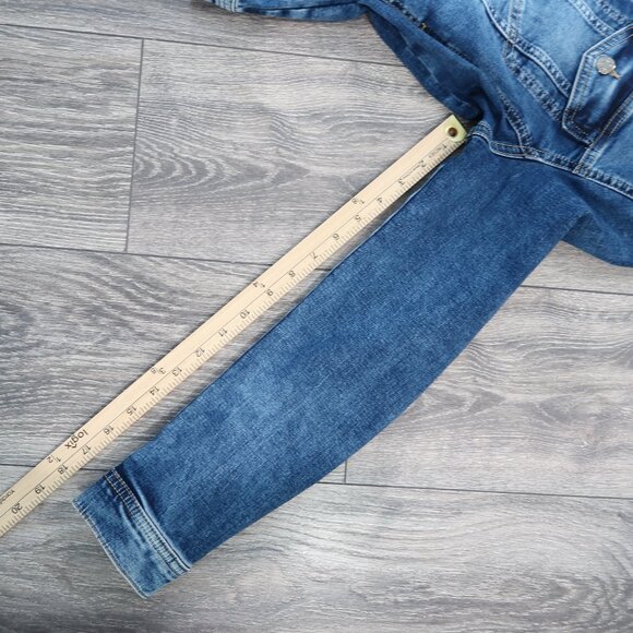 Street One Womens Jean Jacket Denim Button Down Cotton Coat Blue NWOT 8/10 - Picture 14 of 16